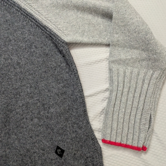 Krimson Klover L Merino Alpaca Blend Color Block Sweater Knit Tunic Sweater - Picture 7 of 12